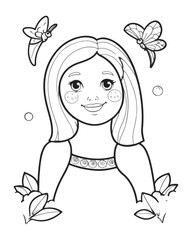 Animal Coloring  Book Page For Kids