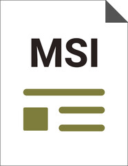 MSI Icon Brick Red  color