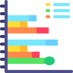 graph, bar graph, bar chart, stats, statistics Icon