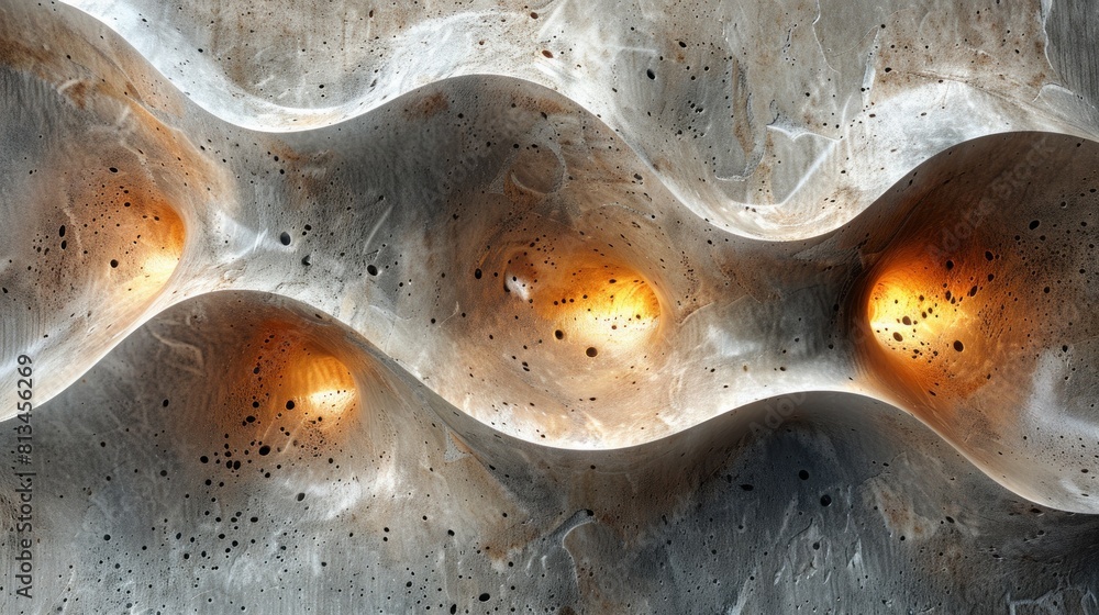 Aufkleber explore the interplay between light and shadow on the textured surface of the backdrop, emphasizing 