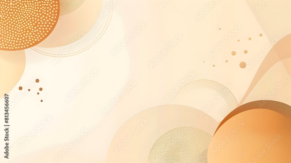 Fototapete elegant abstract geometric background with soft gradients and organic shapes balanced composition mu
