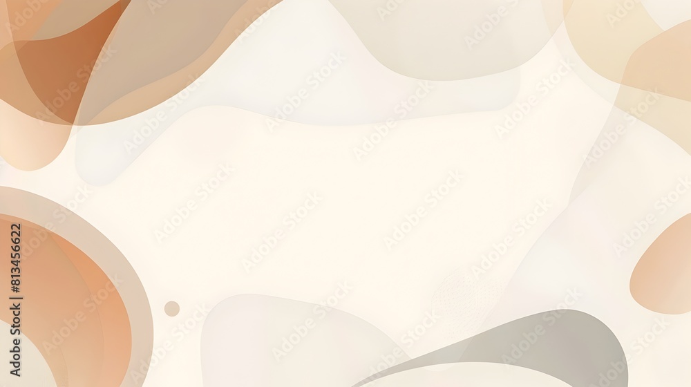 Aufkleber Elegant Geometric Abstract Background with Soft Gradients Balanced Composition and Generous Whitespace for Versatile Graphic Design