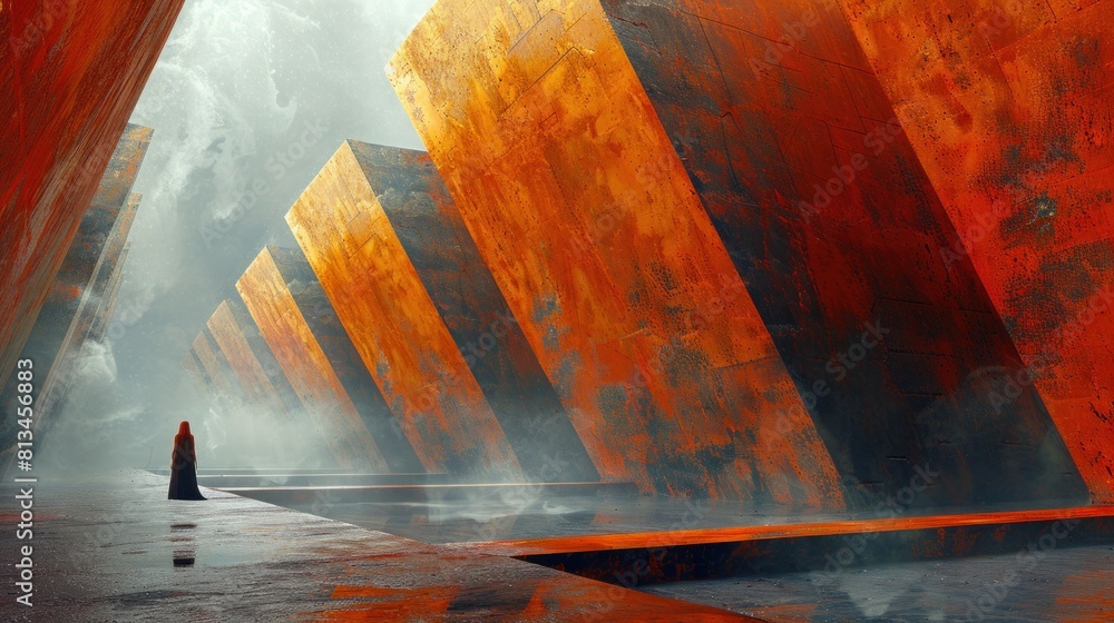 Poster incorporate elements of surrealism and fantasy into the composition, blurring the lines between real