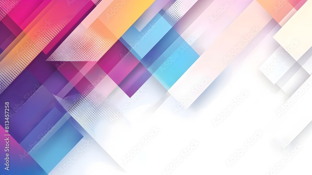 Poster striking geometric gradient backdrop with ample copy space for versatile compositions