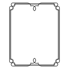 Black border frame