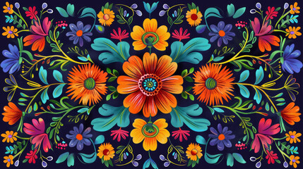 a painting of a colorful flower arrangement