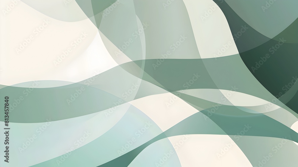 Poster elegant geometric abstraction with muted tones and ample copy space for graphic design elements