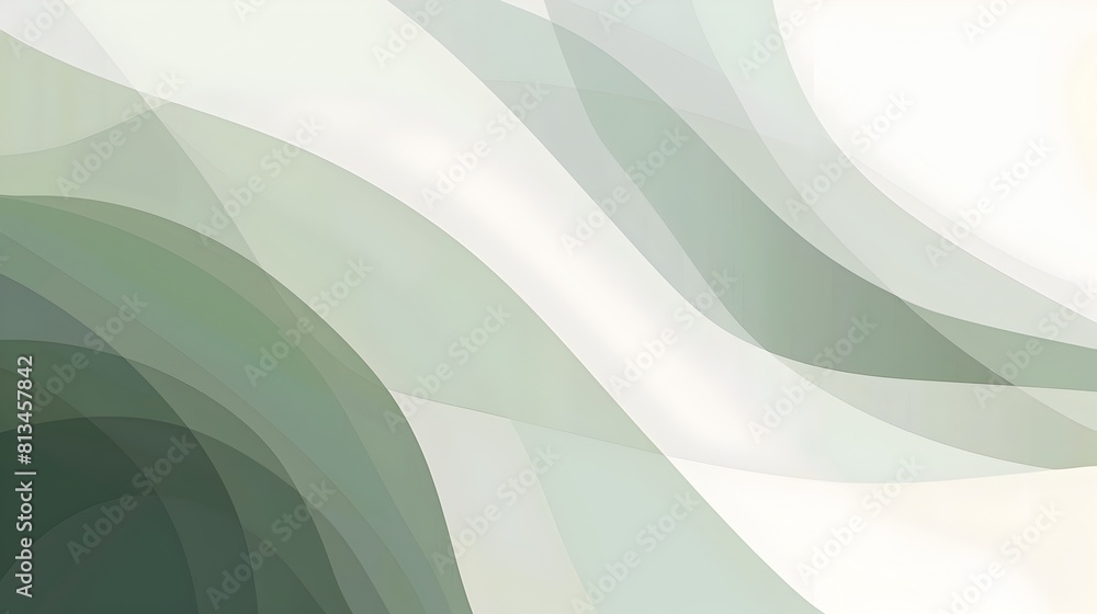 Fototapete minimalist geometric abstraction in muted tones elegant layered shapes and intersecting lines on a s
