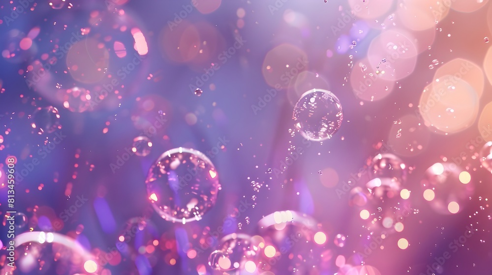 Aufkleber sparkling of the new year 2025 with glittering bokeh and floating confetti