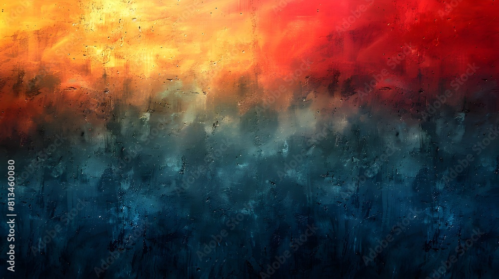 Aufkleber vibrant and moody abstract grunge background with splattered brushstrokes and textured layers