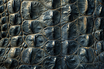 Generative ai on theme of beautiful texture crocodile skin for design natural abstract background