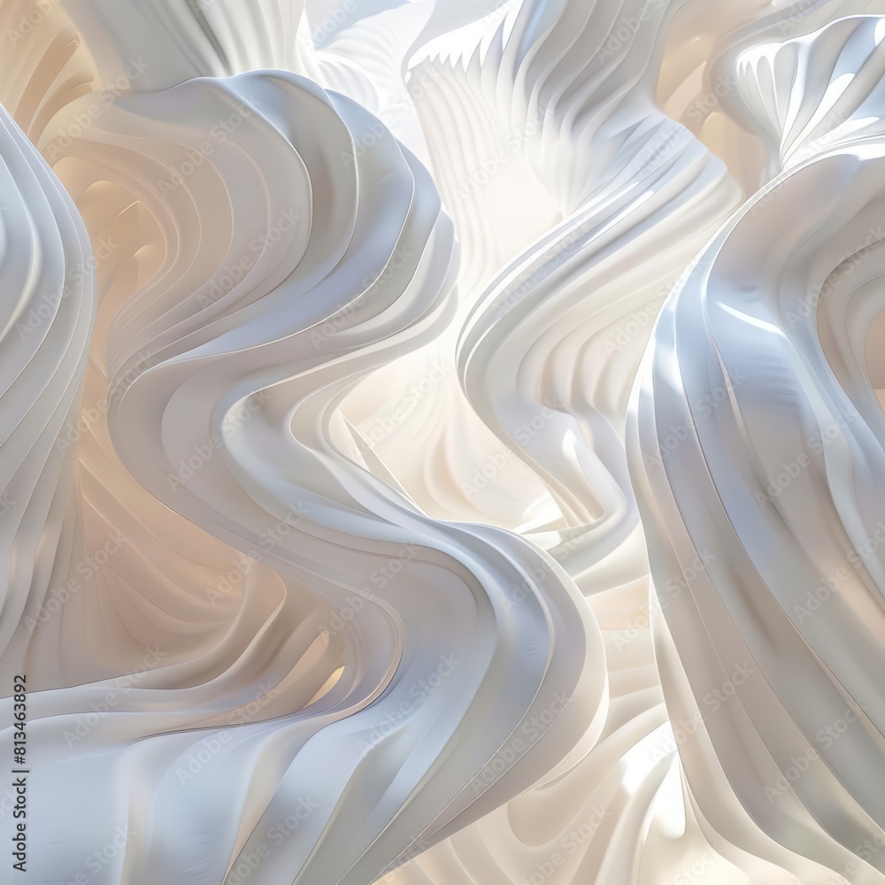 Poster light elegant dynamic abstract elements create a serene yet engaging backdrop, using white luxury te