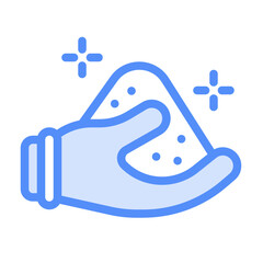 Throw Icon With Lineal Color Style 