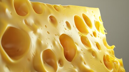 Piece of Delicious Cheese Cut Out


