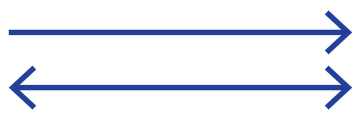 Fototapeta premium long arrow icon color