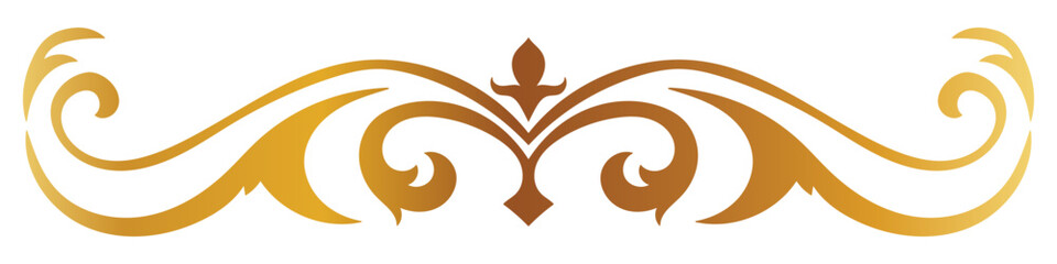 Vintage calligraphic design For wedding greetings and golden invitation cards