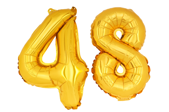 Gold numbers '48' isolated on white background.png