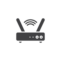 Broadband connection vector icon