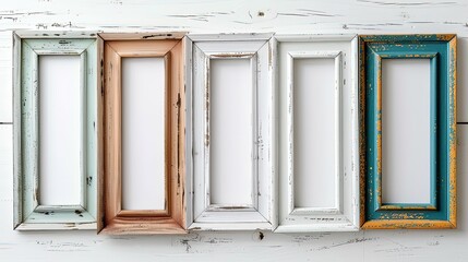 Fototapeta premium Vibrant Window Panes Create Harmonious Balance