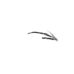 Hand drawn arrow icon on transparent background. grunge style arrow icon for your design