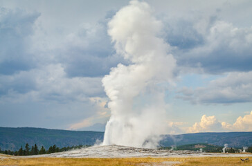 Old Faithful at Yellowstone National Park