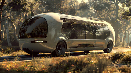 Futuristic Van Design: A Harmony of Luxury, Progress, and Sustainability