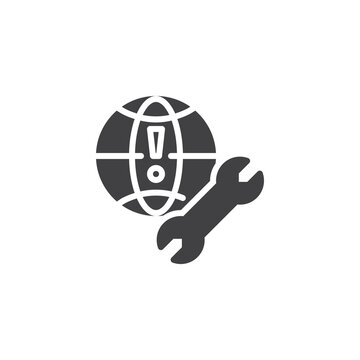 recommend clip art: Network Troubleshooting vector icon