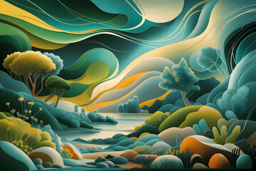 Fototapeta premium Abstract background