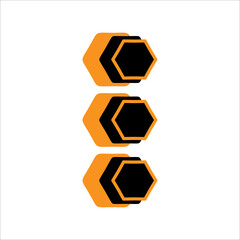 Modern bullet points vector element