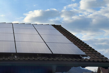 Solar Panels Crown Alpine Home with Energy