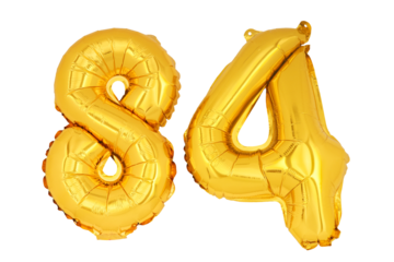 Gold numbers '84' isolated on white background.png