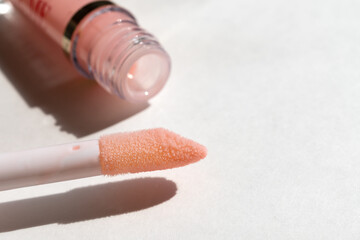 Applicator with liquid lipstick