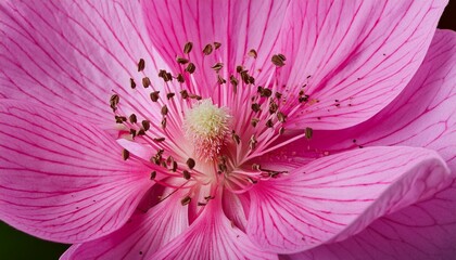 Close-Up pink flower with large pistils