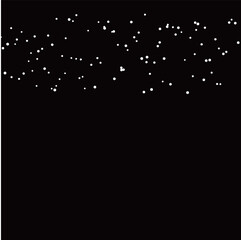 Winter snowy decorative pattern background