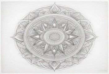 Sketch Lines Intricate Abstract Mandala With Geome (12)