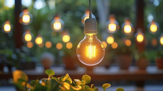 Energy conservation and emission reduction involve actively using energy-saving lamps, efficient appliances energy-saving products to reduce energy consumption and carbon emissions. Generative AI.
