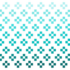 Seamless square mint green Gradation from light to dark.