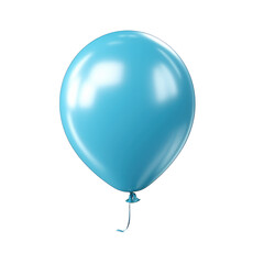 color balloon isolated on white