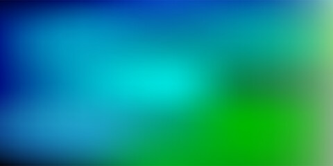 Light blue, green vector gradient blur drawing.