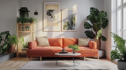 modern scandinavian living room