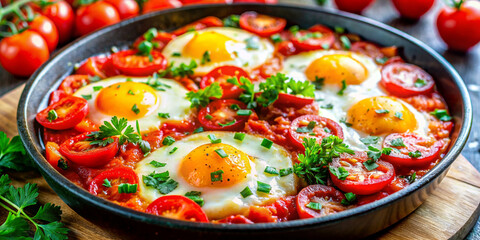 Afghan Inspired Breakfast Simple Tomato and Egg Dish