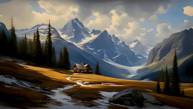 oil painting art illustrations literature watercolor. illustration animation. 