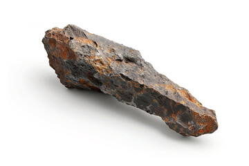 A meteor isolated on white background 