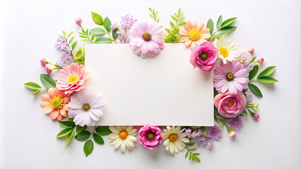 flower greeting card Designed to bring happiness and gifts on special and important days.
