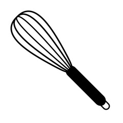 Balloon whisk for mixing and whisking vector icon for graphic design, logo, web site, social media, mobile app, ui illustration