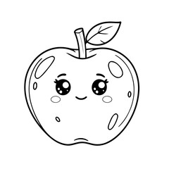 Cute vector illustration caramel for toddlers colouring page