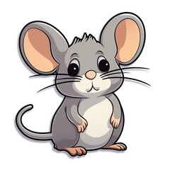 Mouse Clipart-gray mouse
