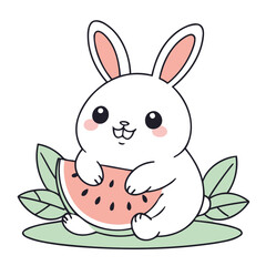 Cute Bunny for kids vector illustration