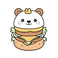 Vector illustration of an endearing Bear for kids' bedtime stories