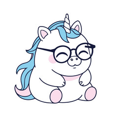 Cute Unicorn for kids vector illustration